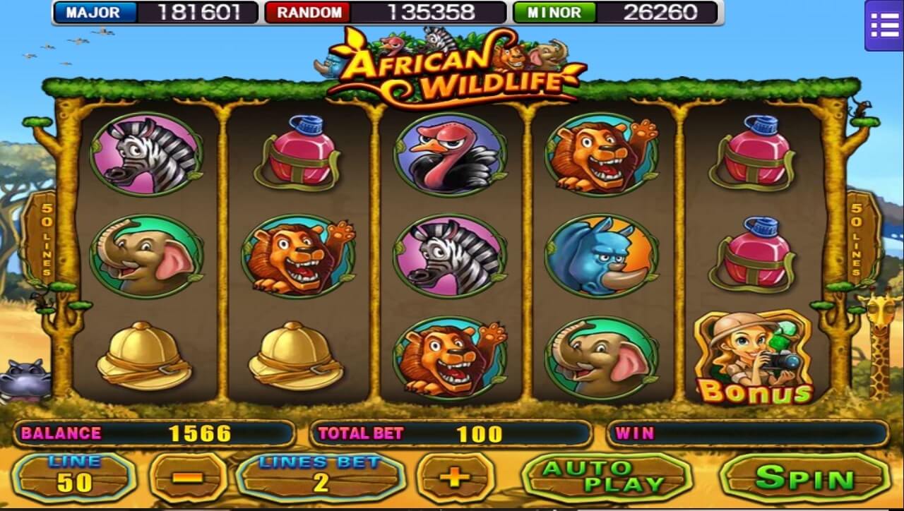 Africa Wildlife สุดยอดเกม สล็อต แห่งสัตว์ป่า กับ Mega888